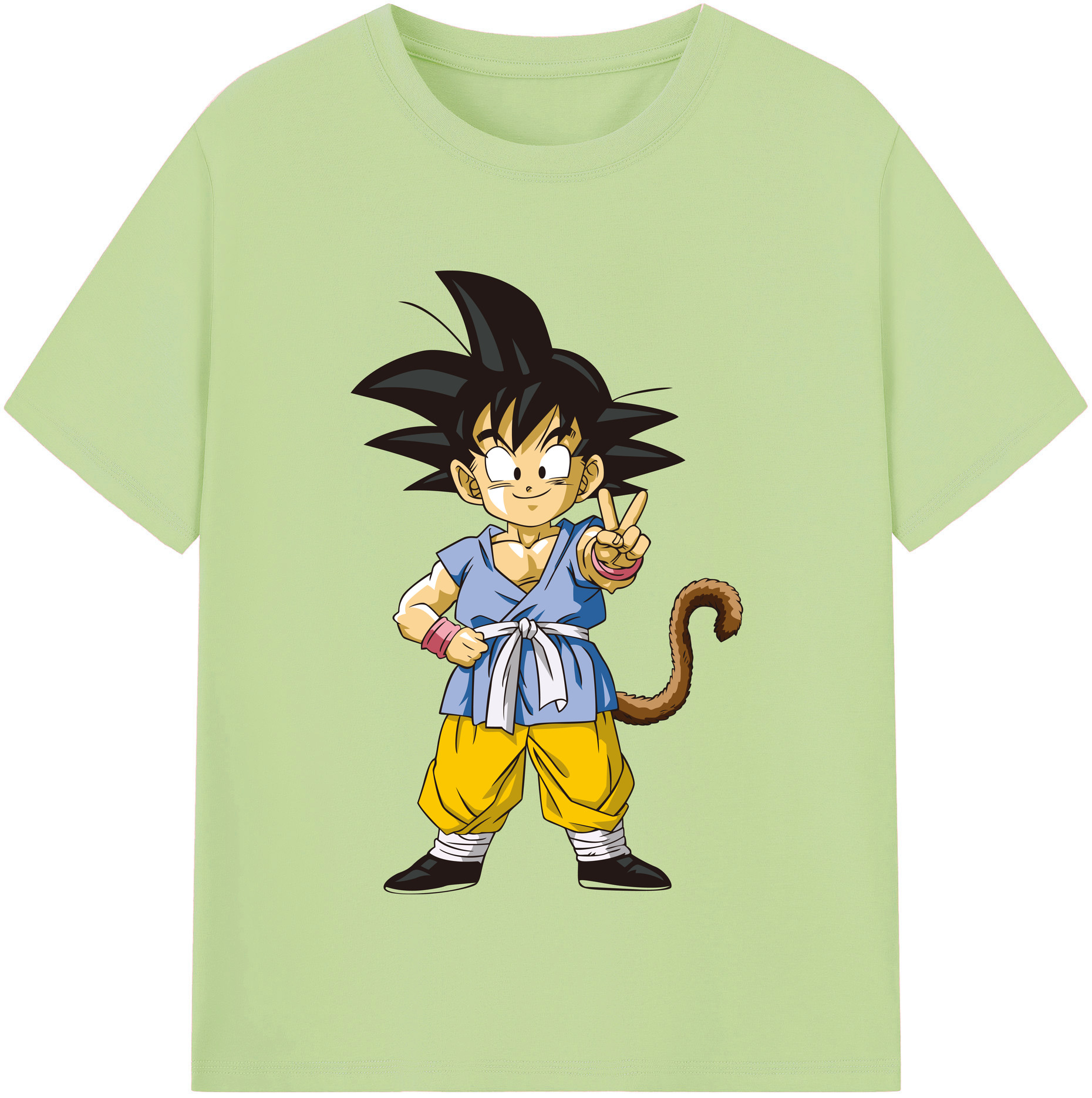 （画像用） ドラゴンボール 孫悟空（そん ごくう）Son Goku カカロット DRAGON BALL Kakarotto 綿100％半袖Tシャツ（フロントプリント）